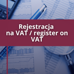 rejestracja na VAT